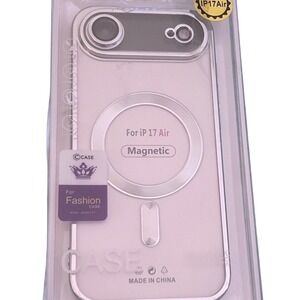 CCase iPhone 17 Air Magnetic Protective Case‎ Clear Silver